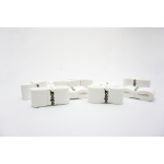 Pack 12 grips Odea blanco